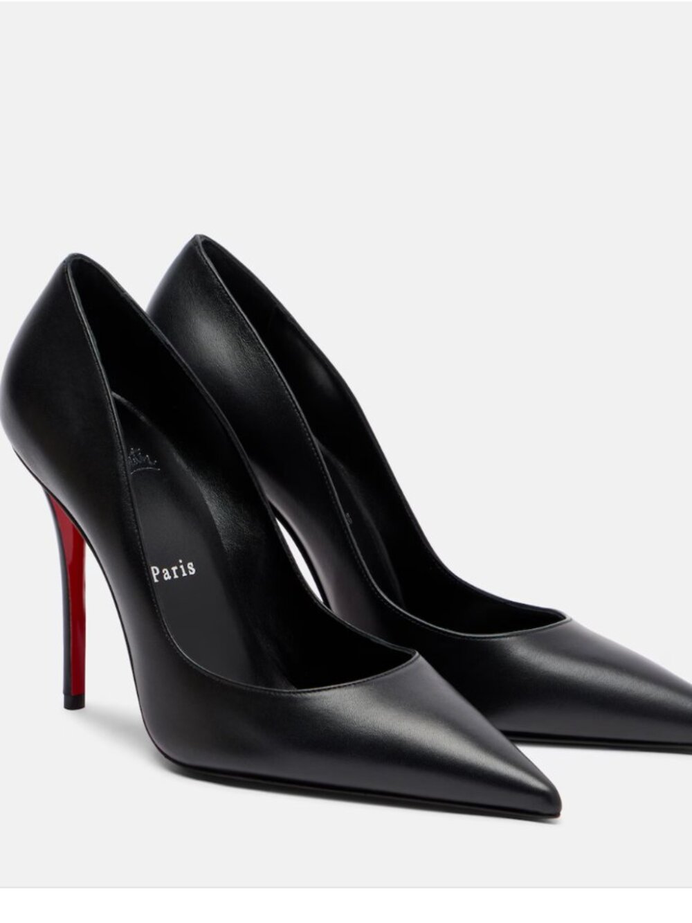 Christian Louboutin. Miss Z 100 leather pumps